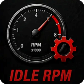 Изменение оборотов холостого хода на Mazda